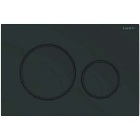 SJQKA Placca di comando WC Geberit DUOFIX Sigma 20, nero opaco (115.882.16.1)