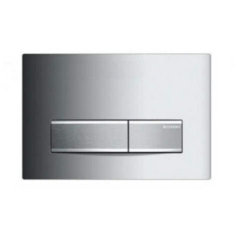 PLACCA DI COPERTURA 2 TASTI SIGMA 50 GEBERIT- Lega metallo personalizzabile- GEBER- pezzi 1