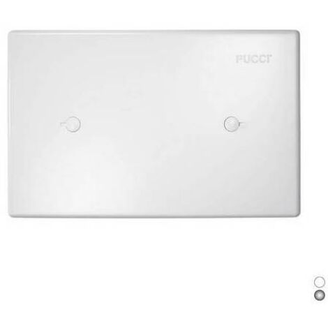 PLACCA DI COPERTURA PER CASSETTA INCASSO PUCCI PNEU MOD.2011 Misura: Acciaio-antivandalo