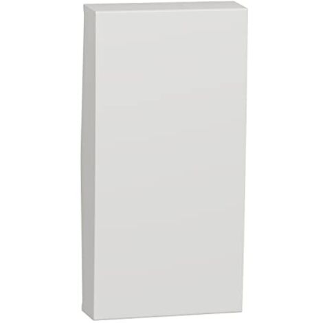 Placca di finitura Schneider Electric unica 1 modulo resistente impatto clip
