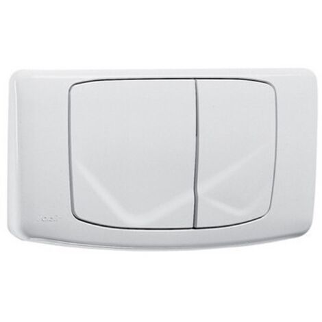 PLACCA DOPPIA SCARICO RIOS VALSIR Bianco