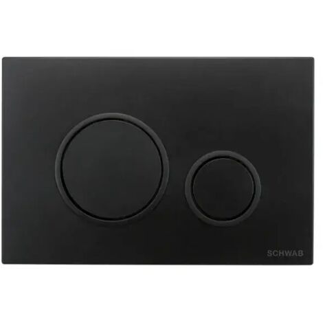 PLACCA DOPPIO SCARICO VELA Nero FLUIDMASTER