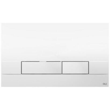 Placca dual per cassetta oli74 plus olipure  BiancaOLIVE