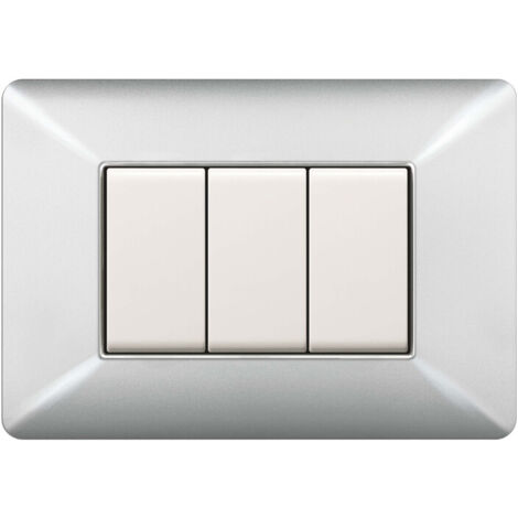 PLACCA EASY MATIX ALLUMINIO CHIARO 3P 10 PZ