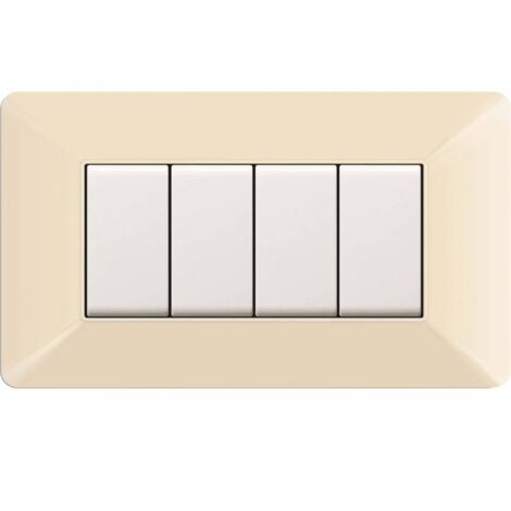 PLACCA EASY MATIX AVORIO 4P