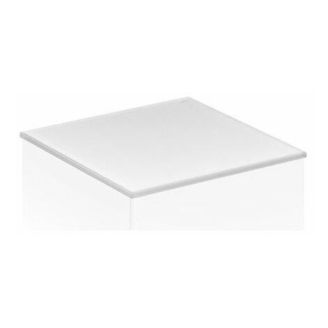 Placca Edition 11 361x3x520 mm vetro trasparente bianco KEUCO