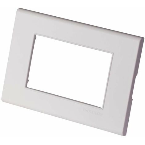 Placca Evolution Carrèe Bianco