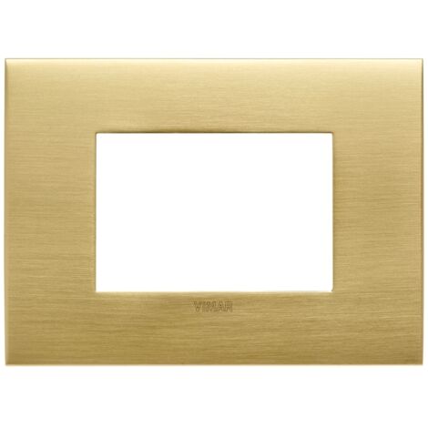 Placca Fit 3M Ottone Spazzolato VIMAR 19953.12.01