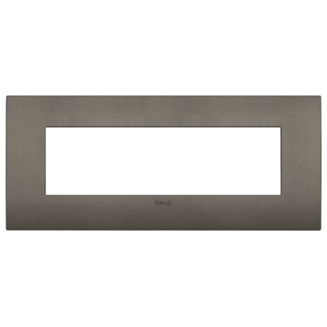 Placca fit 7 moduli metallo metal Vimar 19957.14