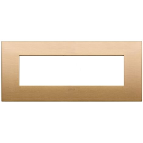 Placca Fit 7M Ottone Spazzolato VIMAR 19957.12.01