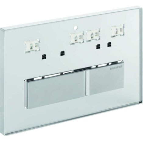 Placca Geberit Sigma50 Square Personalizzabile Doppio Tasto  115.788.00.1 Personalizzabile con Materiali Naturali