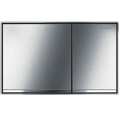 Placca Geberit Sigma60 Cromo Spazzolato Filo Parete  115.640.GH.1 Cromo Spazzolato
