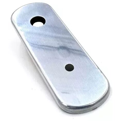 PLACCA GPB CON FORO D.10 X CILINDRO C-POMOLO INT.85 CROMO LUCIDO
