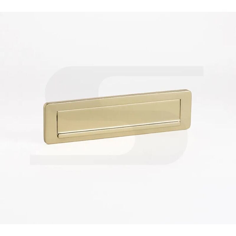 Placca Imbucalettere Silmec S660 Ottone Lucido Mm.275x75 Cod.10-660.61