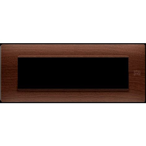 Placca in tecnopolimero, rovere, 7 moduli nea flexa urmet 11807.rv