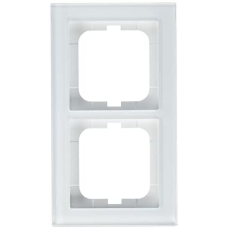Placca interruttore Busch-Jaeger 1754-0-4438 senza viti bianco 16,2 cm