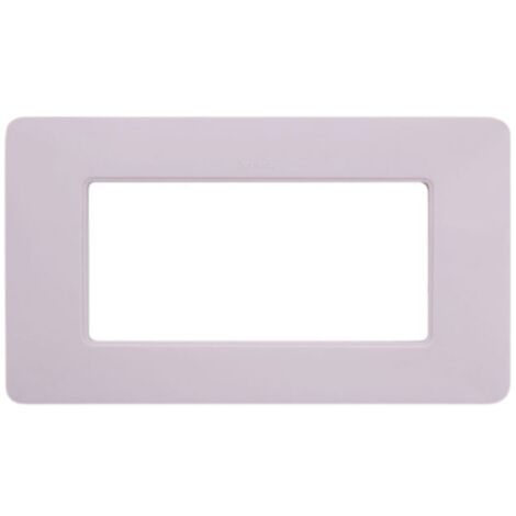 Placca Interruttore Luci Bianca Compatibile Matix 4 Moduli C8804
