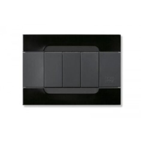 Placca Kadra Metallo Nero Universo 4M ( URMET cod. 10904.54 )