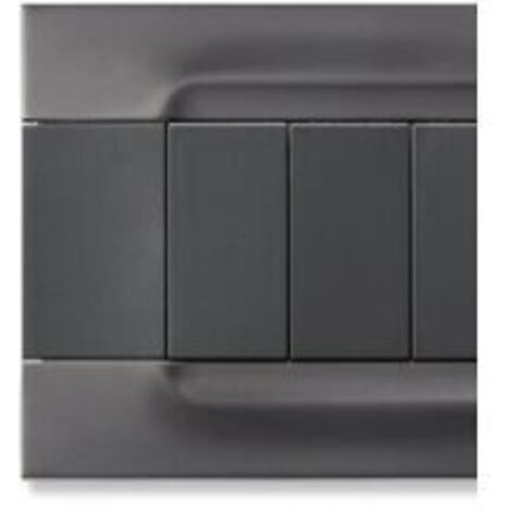 Placca Kadra Metallo Nickel 4M ( URMET cod. 10904.90 )