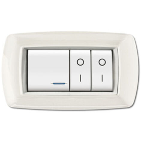 PLACCA LIFE LIVING PLAST BIANCO 4P CORNICE BIANCO
