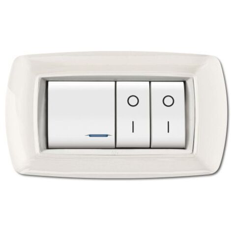 PLACCA LIFE LIVING PLAST BIANCO 4P CORNICE BIANCO