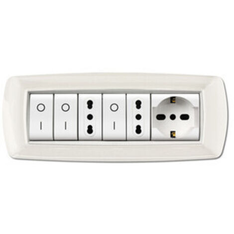 PLACCA LIFE LIVING PLAST BIANCO 7P CORNICE BIANCO- 1,0 pz
