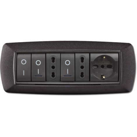 PLACCA LIFE LIVING PLAST GRIGIO NOTTE VULCAN 7P