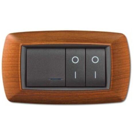 PLACCA LIFE LIVING PLAST LEGNO CHIARO 4P
