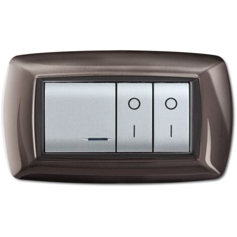 PLACCA LIFE MOD. LIVING PLASTICA ALLUMINIO NOTTE 4P