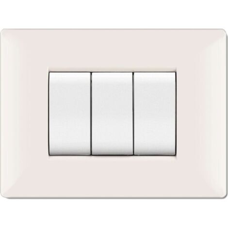PLACCA LIFE Q LIVING PLAST BIANCO 4P