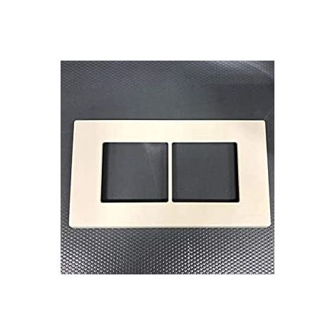 Placca Magic 2 moduli, finitura quadro, materiale ABS  BTI504/42NR