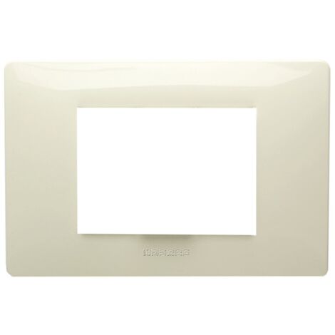 Placca Master Mix bianco safari 3 posti 21MX283