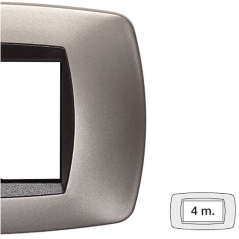 Placca Master Modo 4 moduli bronzo opaco 39TC554