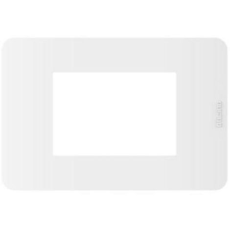 Placca MatixGO 3 moduli bianca
