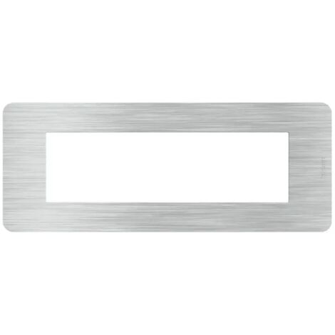 Placca matixgo 7 moduli aluminium bticino ja4807ea