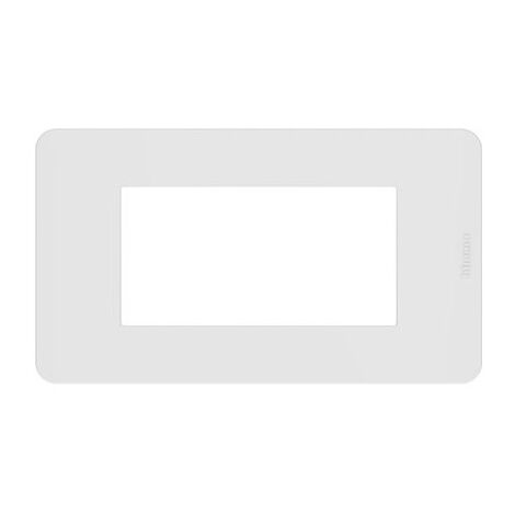 Placca MatixGO a 4 moduli in bianco in tecnopolimero BTIJA4804JW