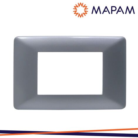 PLACCA METALLO T2 6803-7 GRIGIO CHIARO METALLO