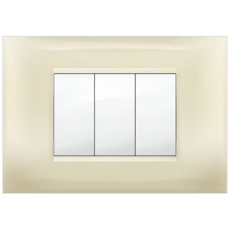 PLACCA MIVIDA PLANA AVORIO 3P- 10,0 pz