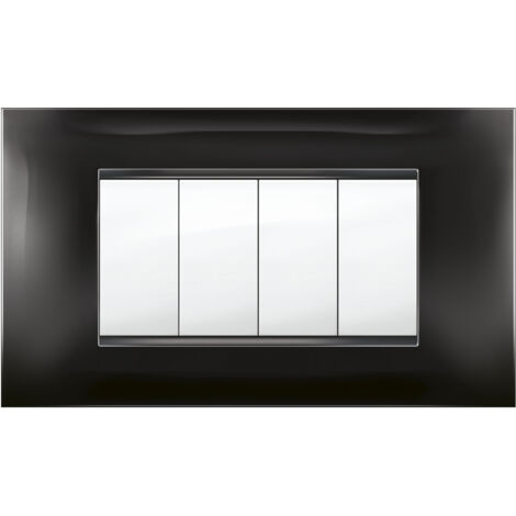 PLACCA MIVIDA PLANA NERO 4P- 1,0 pz