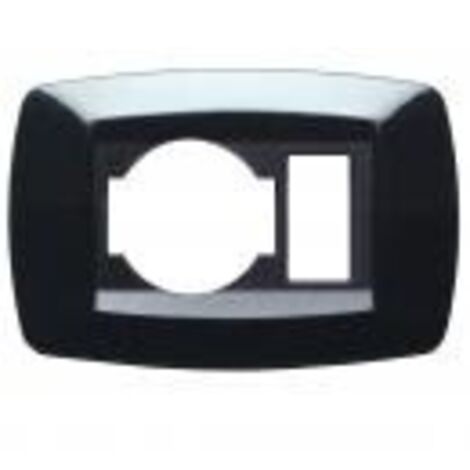 Placca Modì Universale+1 Posto Nero ( MASTER cod. MD20UN1 )