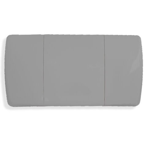 Placca mono tasto Cromo Satinata azionamento meccanico compatibile con cassetta incasso COES