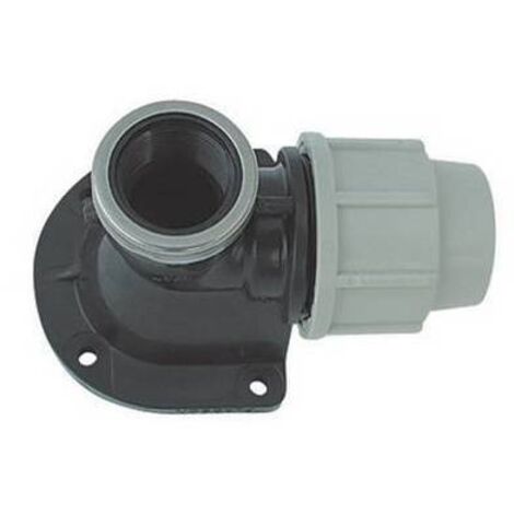 PLACCA MURALE A GOMITO PLASSON 3/4 x 25 PLASS