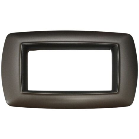 PLACCA MYLIFE 4 MODULI ALLUMINIO NOTTE