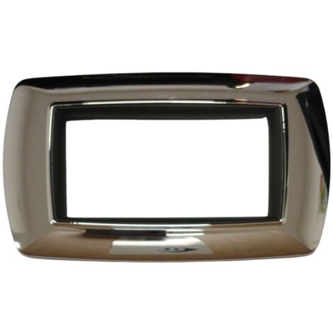 PLACCA MYLIFE 4 MODULI CROMO