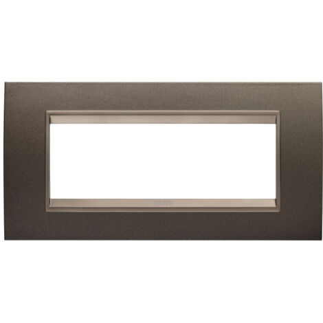 Placca One 6P Senape ( GEWISS cod. GW16106VS )