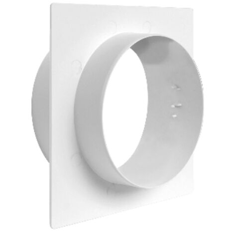 PLACCA PASSAGGIO A MURO PER TUBI TONDI Diam. 125/125 mm FIRST