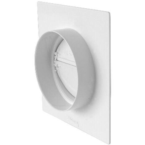 PLACCA PASSAGGIO A MURO TUBO TONDO Diam. 125 mm FIRST
