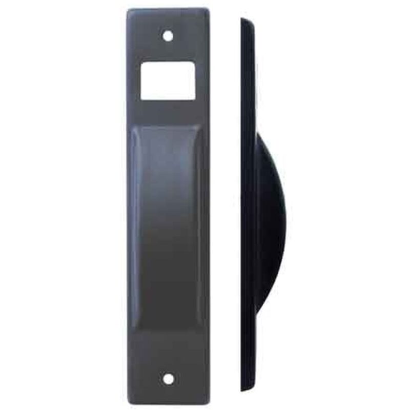 PLACCA PER AVVOLGITORE SEMINCASSO Colore nero RAL 9005