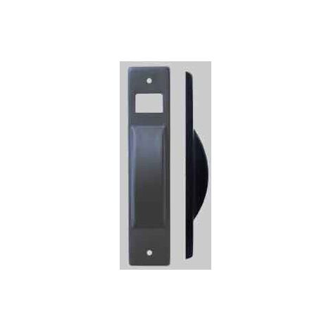 Placca per avvolgitore semincasso colore nero ral 9005