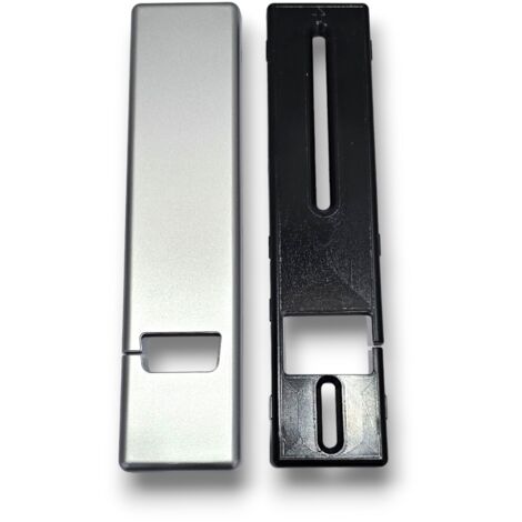 Placca Per Avvolgitori Persiane Avvolgibili Universale In Abs Grigio Satinato